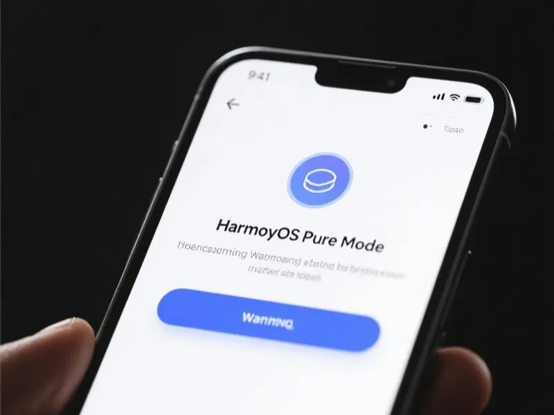 HarmonyOS 纯净模式解除示意图
